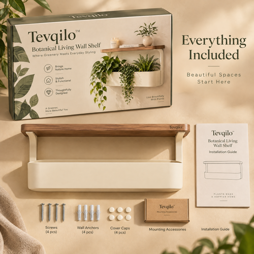 Tevqilo™ Botanical Living Wall Shelf