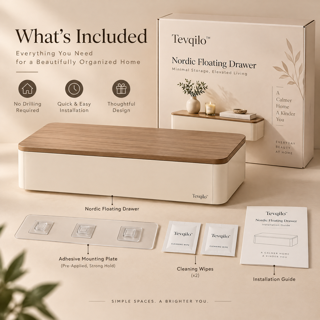Tevqilo™ Nordic Floating Drawer
