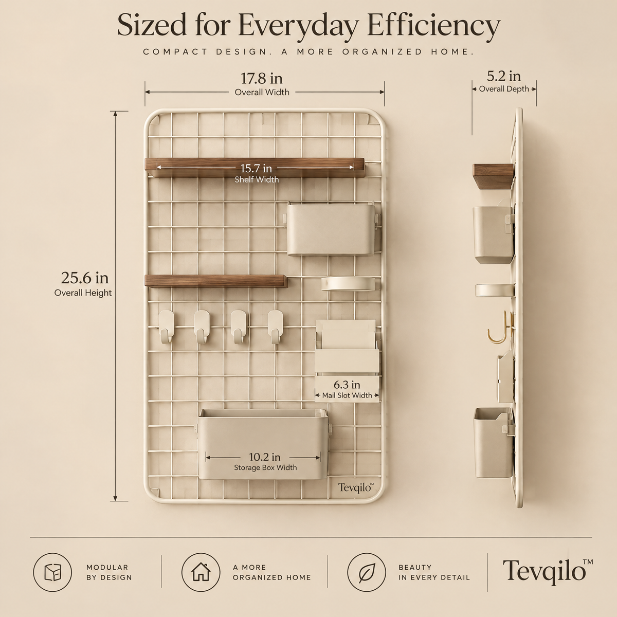 Tevqilo™ Modular Grid Wall System
