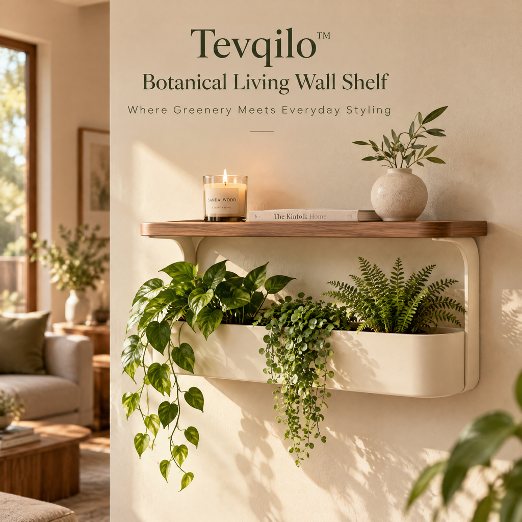 Tevqilo™ Botanical Living Wall Shelf