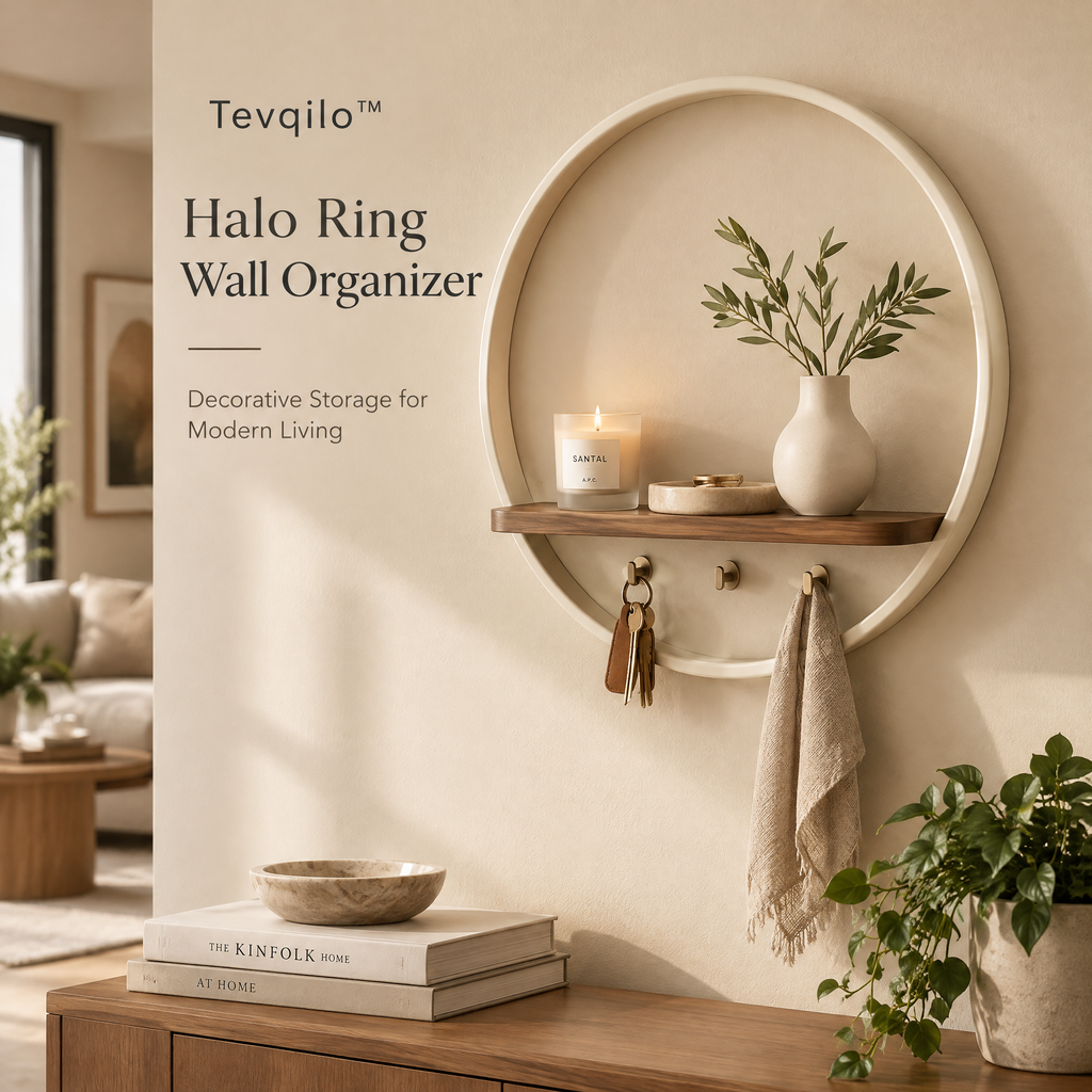 Tevqilo™ Halo Ring Wall Organizer