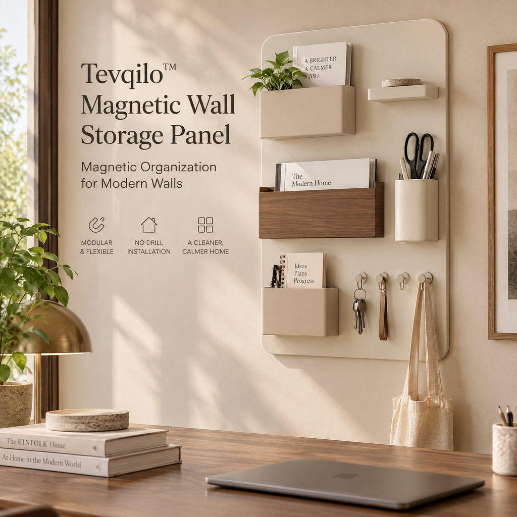 Tevqilo™ Magnetic Wall Storage Panel