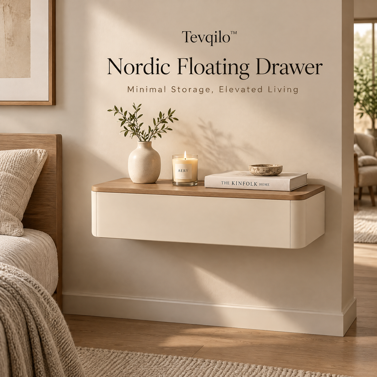 Tevqilo™ Nordic Floating Drawer