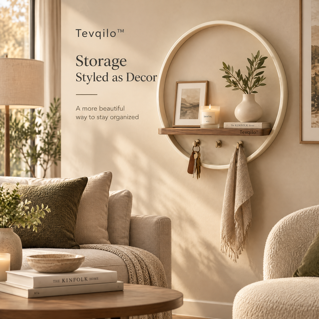 Tevqilo™ Halo Ring Wall Organizer