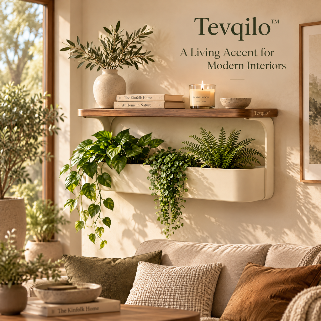 Tevqilo™ Botanical Living Wall Shelf