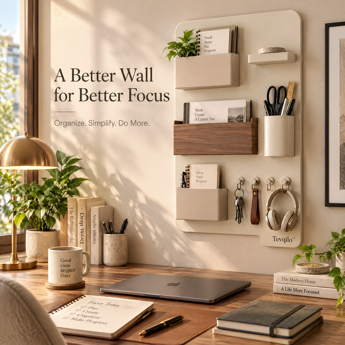Tevqilo™ Magnetic Wall Storage Panel
