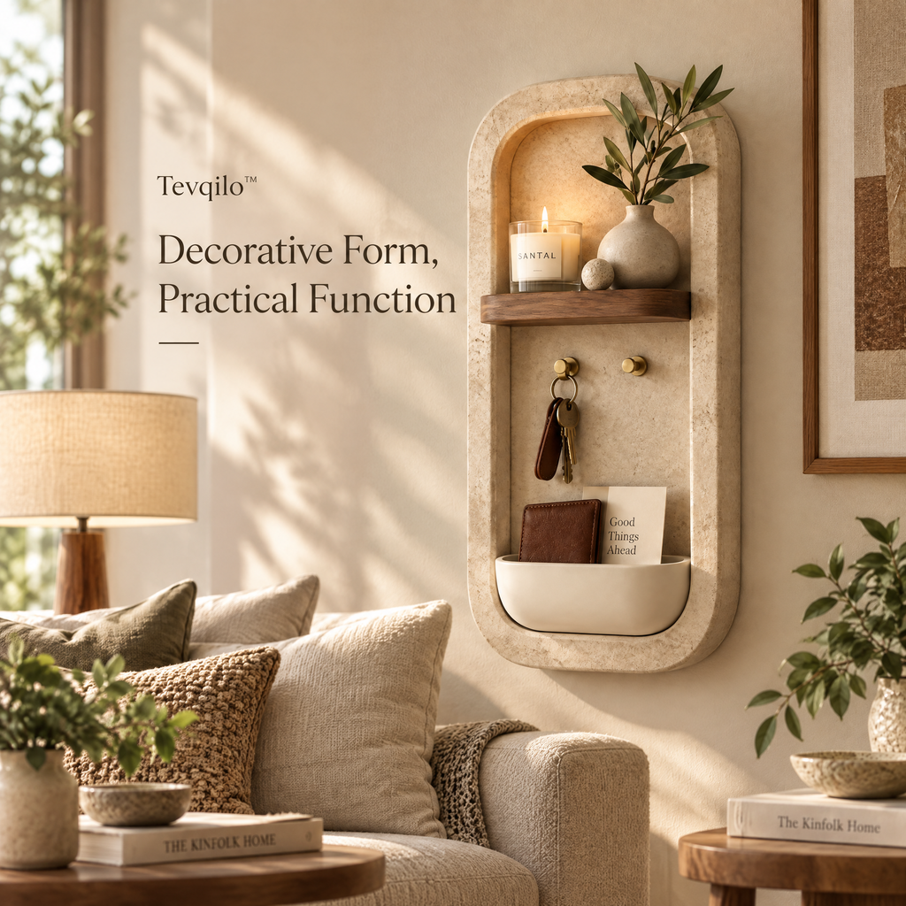 Tevqilo™ StoneFrame Wall Organizer