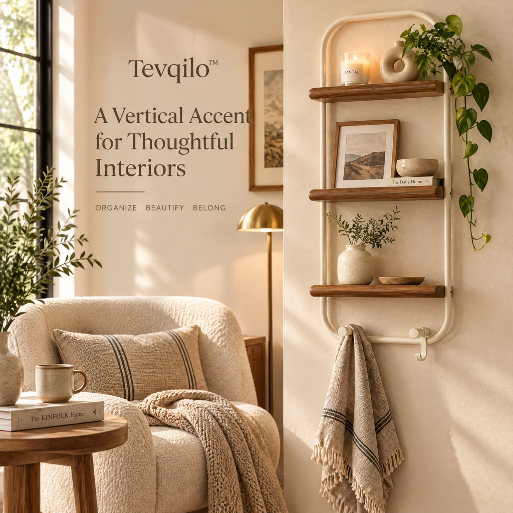 Tevqilo™ Curve Ladder Wall Organizer