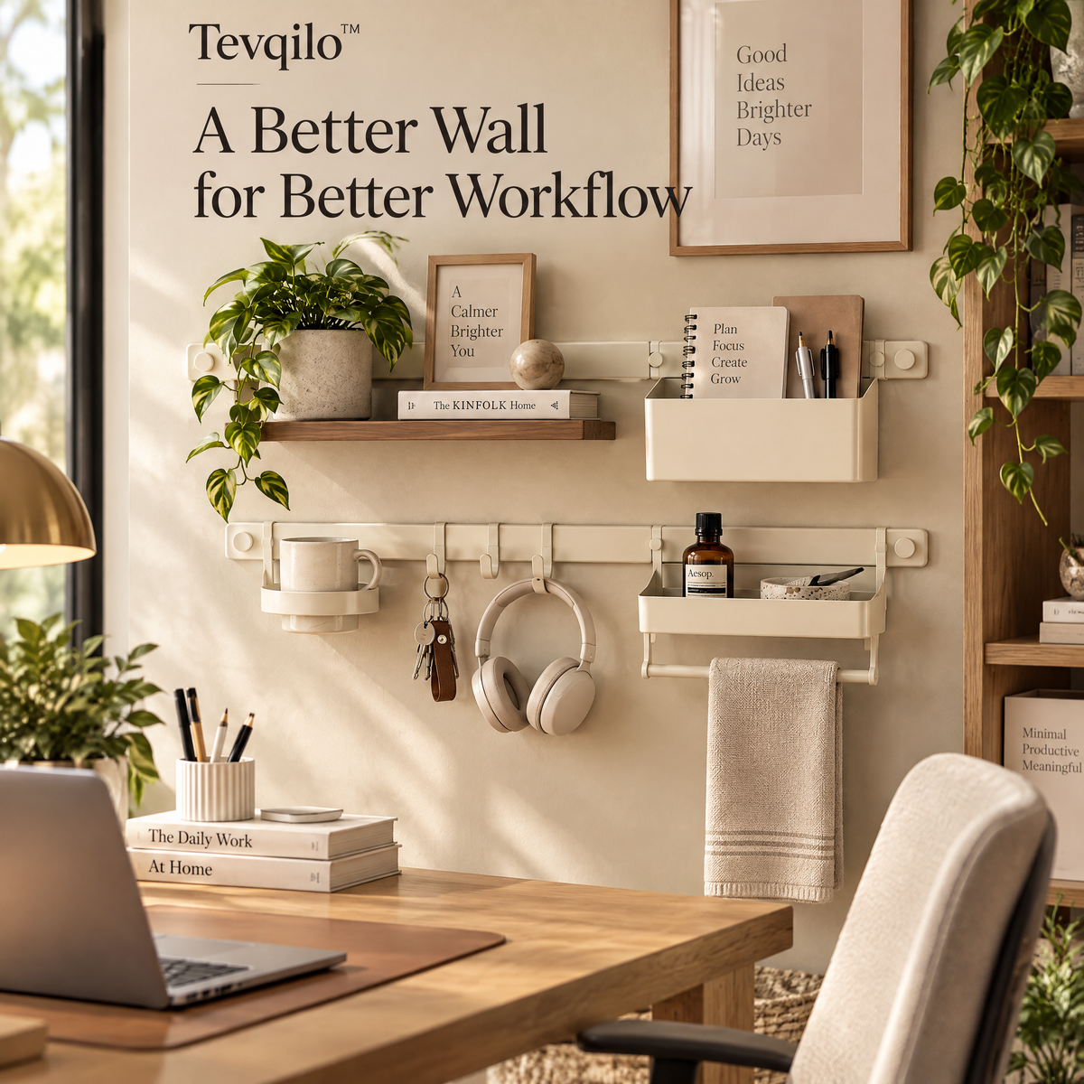 Tevqilo™ SlideRail Adjustable Wall Storage