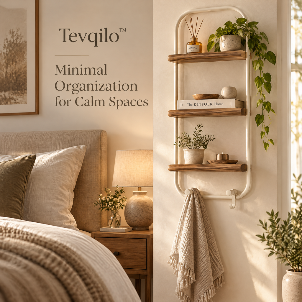Tevqilo™ Curve Ladder Wall Organizer