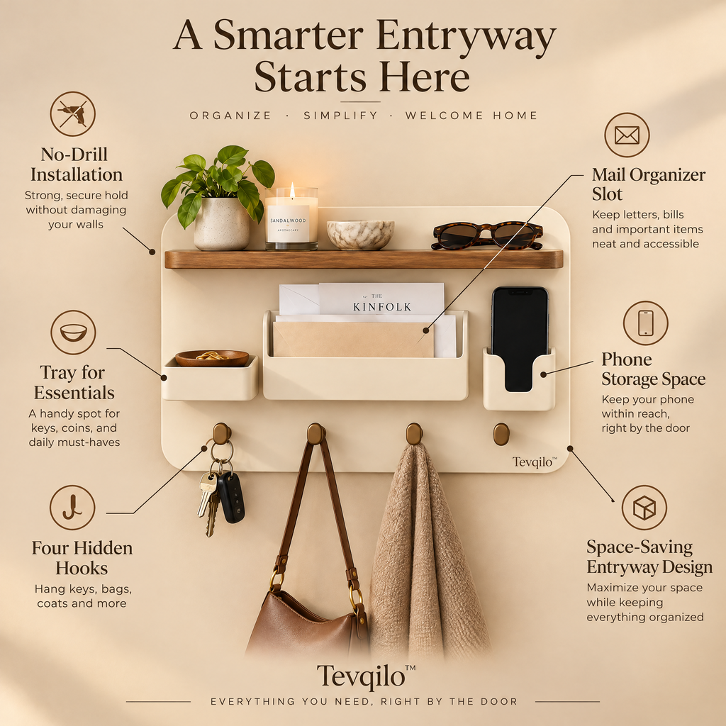 Tevqilo™ Entryway Command Center